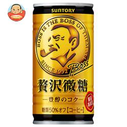 サントリー BOSS(ボス) 贅沢微糖 185g缶×30本入