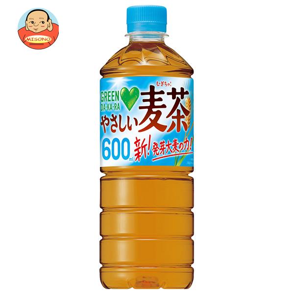 サントリー GREEN DAKARA(グリーン ダカラ) やさしい麦茶【自動販売機用】 600mlペットボトル×24本入