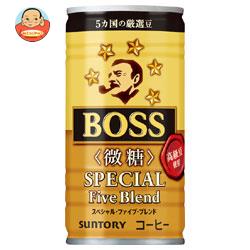 サントリー BOSS(ボス) スペシャルファイブブレンド 微糖 185g缶×30本入