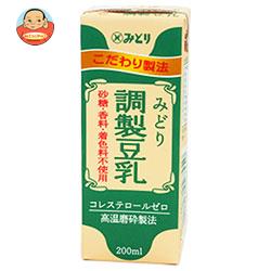 九州乳業 みどり 調製豆乳 200ml紙パック×24本入