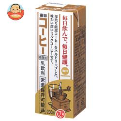 毎日牛乳 毎日コーヒー 200ml紙パック×24本入