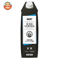 UCC アイスコーヒー 業務用 無糖 1000ml紙パック×12本入