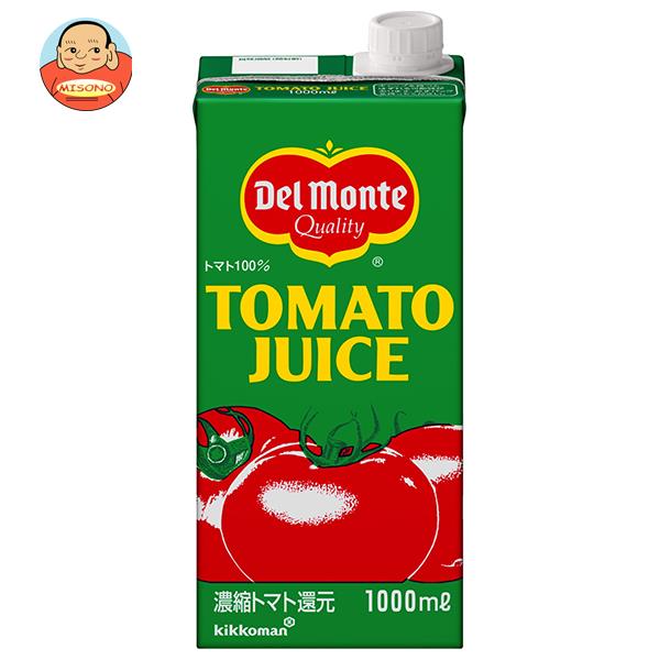 デルモンテ トマトジュース 1L紙パック×12(6×2)本入