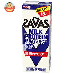 明治 (ザバス)ミルクプロテイン 脂肪ゼロ ミルク風味 200ml紙パック×24本入