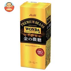 アサヒ飲料 WONDA(ワンダ) 金の微糖 200ml紙パック×24本入