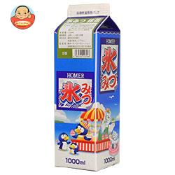 ホーマー 氷みつ抹茶 1000ml紙パック×12本入