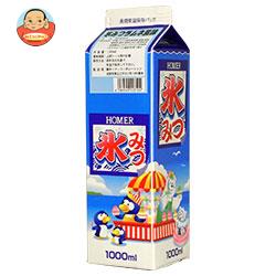 ホーマー 氷みつラムネ風味 1000ml紙パック×12本入