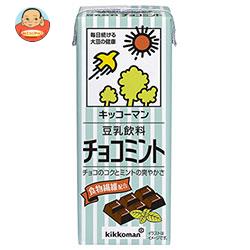 キッコーマン 豆乳飲料 チョコミント 200ml紙パック×18本入