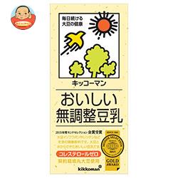 キッコーマン おいしい無調整豆乳 1000ml紙パック×12(6×2)本入