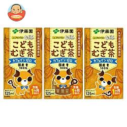 伊藤園 健康ミネラル麦茶 こどもむぎ茶 125ml紙パック×36(3P×12)本入