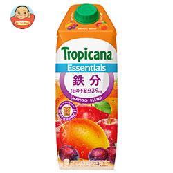 キリン トロピカーナ エッセンシャルズ 鉄分 1000ml紙パック×6本入