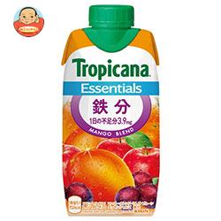キリン トロピカーナ エッセンシャルズ 鉄分 330ml紙パック×12本入