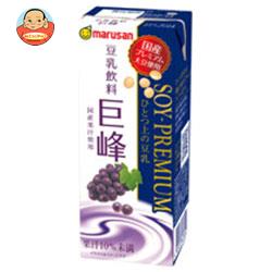 マルサンアイ ソイプレミアム ひとつ上の豆乳 豆乳飲料 巨峰 200ml紙パック×24(12×2)本入