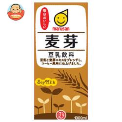 マルサンアイ 豆乳飲料 麦芽 1000ml紙パック×12(6×2)本入