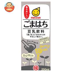 マルサンアイ 豆乳飲料 ごまはち 200ml紙パック×24本入