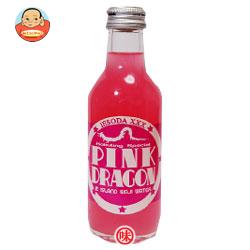友桝飲料 ピンクドラゴンソーダ 200ml瓶×24本入