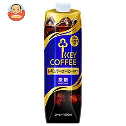 KEY COFFEE(キーコーヒー) リキッドコーヒー微糖 1L紙パック×6本入