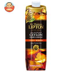 KEY COFFEE(キーコーヒー) サー・トーマス・リプトン リキッドティー 1L紙パック×6本入