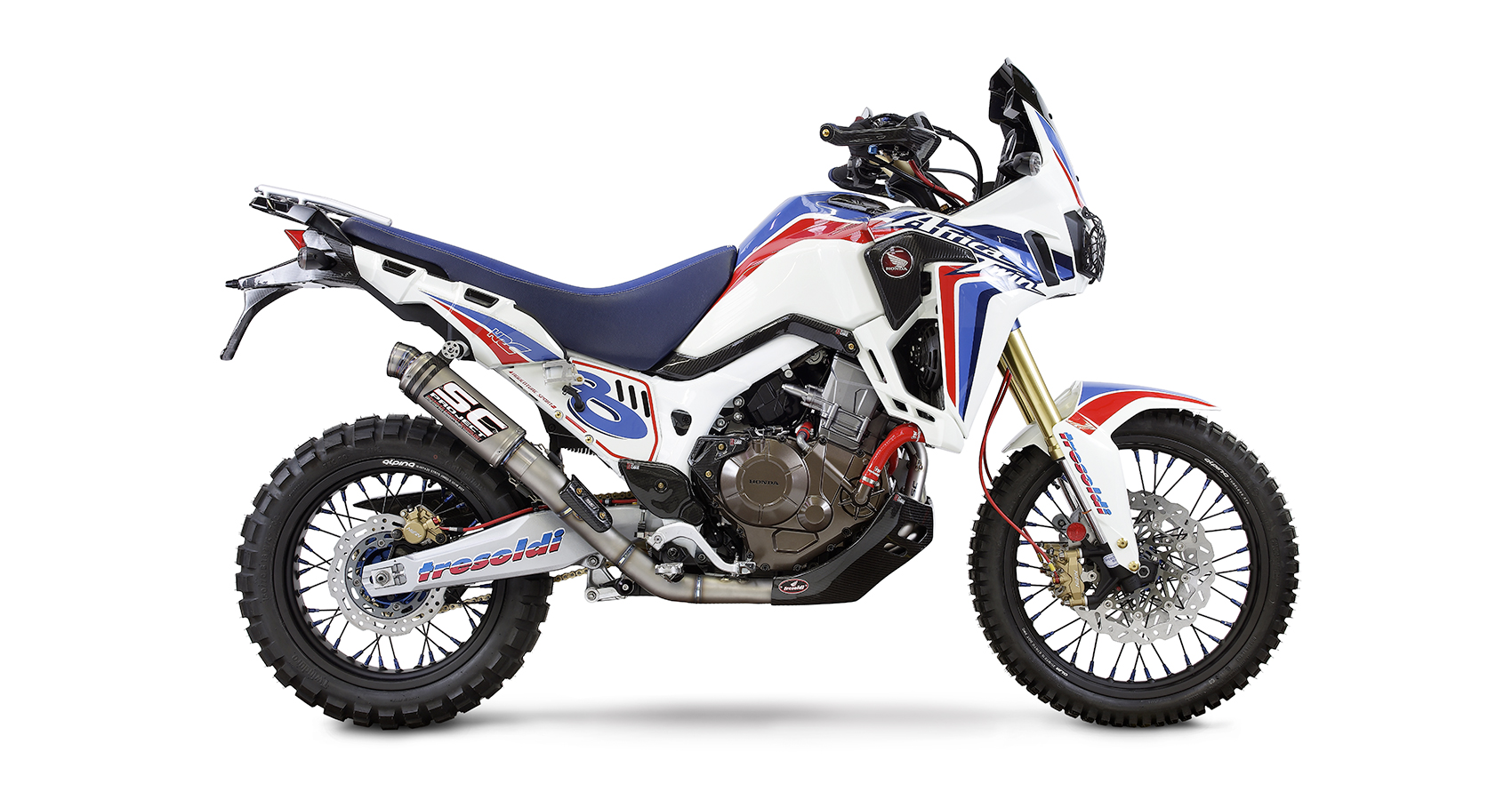 (前後セット) alpina チューブレスホイール Honda CRF1000L Africa Twin用 2016-2017
