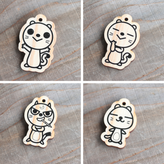 シナリー　みかっくりん様 ぐりり～ずのキーリング