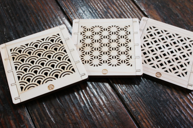 吉祥文様コースター