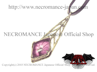 【MFM エムエフエム】 DIA WEB PENDANT NECKLACE ダイヤ ウェブ ペンダントネックレス ＜Pink/桃色/ピンク＞ スパイダー Spider 毒蜘蛛