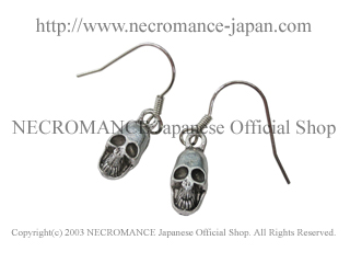 【ネクロマンス NECROMANCE】 スマイルスカルピアス Smile Skull Pierce 骸骨