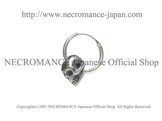 【ネクロマンス NECROMANCE】 スカルピアス ＜スタンダードスカル/トップホール＞ Skull Pierce ＜Standard Skull / Top Hole＞ 骸骨 頭蓋骨