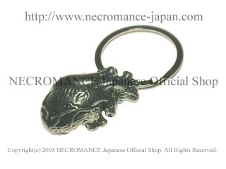 【ネクロマンス NECROMANCE】 ハートキーリング Heart Keyring ＜Heart/心臓＞