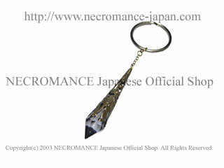 【ネクロマンス NECROMANCE】 ブラスドロップルシファーティアーキーリング Brass Drop Lucifer Tear Keyring 堕天使 涙