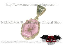 【MFM エムエフエム】 HEX PENDANT NECKLACE ヘックス ペンダントネックレス＜ピンク/Pink/桃色＞ スパイダー Spider 毒蜘蛛