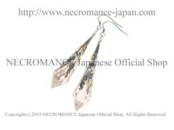【ネクロマンス NECROMANCE】 シルバードロップエンジェルティアーピアス Silver Drop Angel Tear Pierce 天使 涙