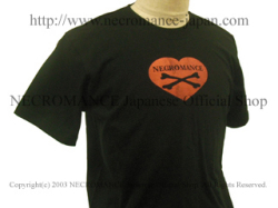 【ネクロマンス NECROMANCE】 ネクロマンス ラブ Ｔシャツ NECROMANCE LOVE T-Shirt ハート 骸骨