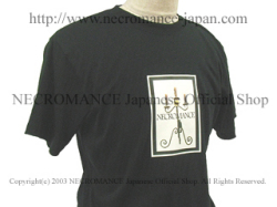 【ネクロマンス NECROMANCE】スカルキャンドルスタンド Ｔシャツ Skull Candle Stands T-Shirt 骸骨 蝋燭