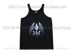 【ネクロマンス NECROMANCE】 バットスケルトン タンクトップ Bat Skeleton Tank Top 骸骨 蝙蝠 コウモリ