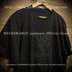 【ネクロマンス NECROMANCE】 デッドフェアリー Ｔシャツ ＜Black & Black仕様＞＜Dead Fairy T-Shirt＞ 骸骨 妖精