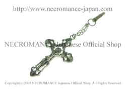 【ネクロマンス NECROMANCE】 ロザリオイヤホンジャックピアス Rosary Earphone Jack 十字架 キリスト