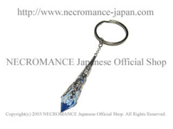 【ネクロマンス NECROMANCE】 シルバードロップフェアリーティアーキーリング Silver Drop Fairy Tear Keyring 妖精 涙