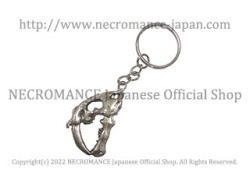 【ネクロマンス NECROMANCE】 サーベルタイガーキーリング Sabertooth Tiger Skeleton Keyring 化石 骸骨