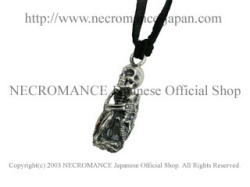 【ネクロマンス NECROMANCE】【限定】 シルバースケルトン ハグ リザードネックレス Silver Skeleton Hug lizard Necklace 骸骨 トカゲ 蜥蜴