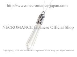 【ネクロマンス NECROMANCE】 クリスタル ドロップティアーネックレス Crystal Drop Tear Necklace 涙 水晶
