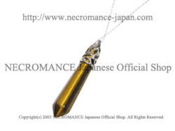【ネクロマンス NECROMANCE】 タイガーアイ ドロップティアーネックレス Taiger's Eye Drop Tear Necklace 涙 虎目石 破壊 創造