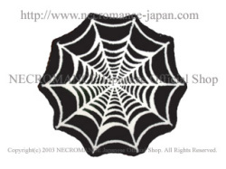【ネクロマンス NECROMANCE】 スパイダーウェブラグマット Spider Web Rug 蜘蛛の巣