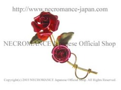 【ネクロマンス NECROMANCE】 ローズブローチ Rose Brooch 薔薇 バラ