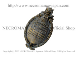 【ネクロマンス NECROMANCE】 ホーンテッドマンション エンブレム The Haunted Mansion Emblem 紋章