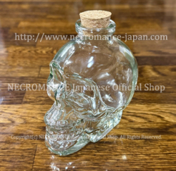 【ネクロマンス NECROMANCE】【数量限定】スカル グラス ボトル Skull glass bottle 骸骨 一輪挿し