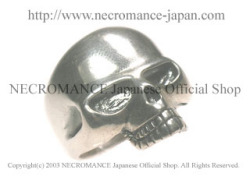 【ネクロマンス NECROMANCE】 シルバースカルリング Silver Skull Ring 骸骨 頭蓋骨