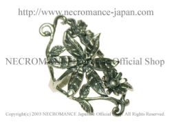 マルチフラワーリング Silver Multi Flower Ring 華 花 指輪　【NECROMANCE ネクロマンス】