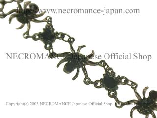 ネクロマンス　ピンクスパイダー　ブレスレット ネクロマンス NECROMANCE【ピンクスパイダーブレスレット