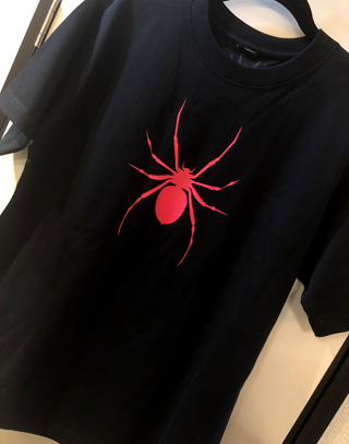 ネクロマンス NECROMANCE】 スパイダー Tシャツ＜ピンク/Pink